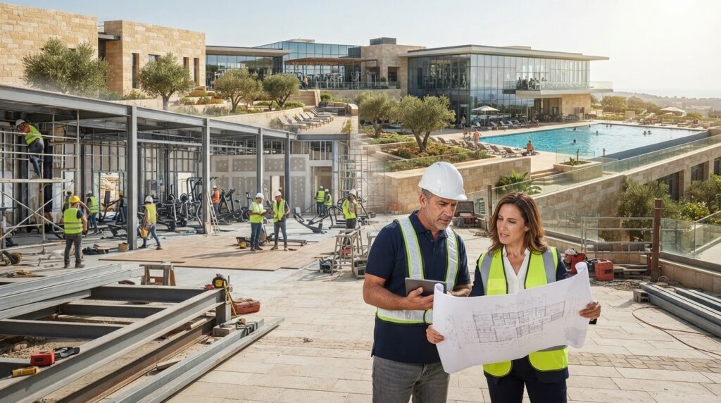 ניהול פרויקט בניית קאנטרי קלאב: מהמחשבה ועד לפתיחה